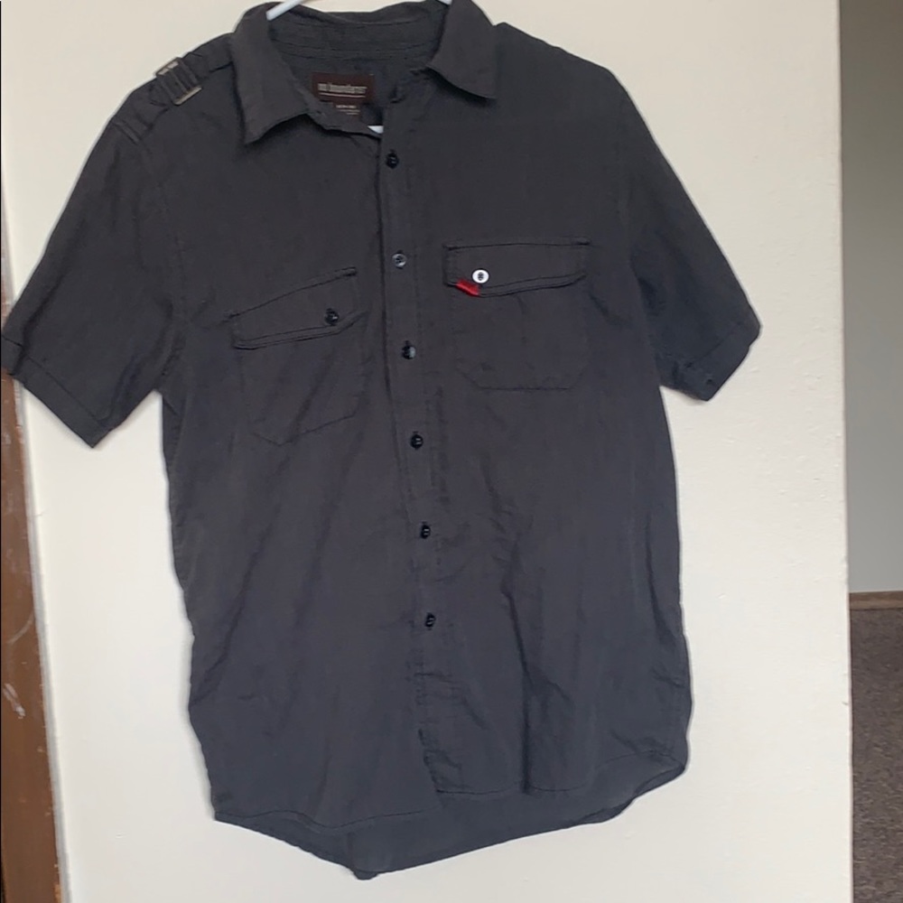 No boundaries men’s button down shirt